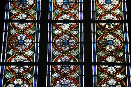 Eines der Fenster in der St. Georgenkirche